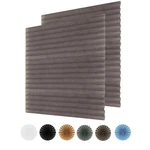 2PCS Temporary Window Blinds Cordless, Self Adhesive Pleated Paper Win... New. Price: $23.28.