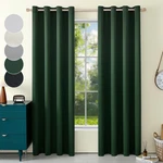 Hynathi 2 Panels Set Blackout Curtains Drapes Room Darkening Insulated Thermal New. Price: $41.65.