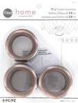 Dritz Curtain Grommets (copper) --- (1-9/16" Inner Diameter) 8/PKG New. Price: $12.95.