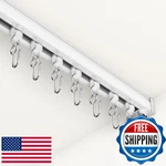 Houmiggle Ceiling Curtain Track System Wall Mount Silent Rail Room Divider 3-6FT New. Price: $92.80.