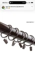 10 Pack 2 Inch Curtain Rings W/clip Cocoa New. Price: $14.95.