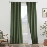 Panelsburg 90 Inch 2 Blackout Curtains For Living Room Olive Green Spr... New. Price: $66.03.