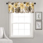 Lush Decor Leah Room Darkening Window 52"W X 18"L (pack Of 1), Yellow & Gray New. Price: $29.51.