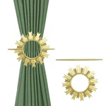 Mewutal 2 Pack Wind Wheel Shaped Curtain Gold Drapery Decorat New. Price: $17.50.