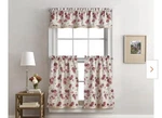 Curtainworks Antique Rose Kitchen Curtains Used. Price: $29.88.
