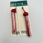 Set Of 2 Wrights Home Collection Red Curtain Tassels Rayon 3 New Old Stock. Price: $17.39.