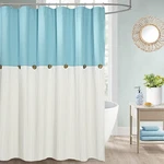 Dosly Id Es Farmhouse Teal Shower Curtain For Bathroom,beige And Stripe,... New. Price: $21.74.