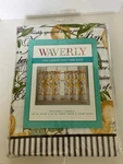 Waverly Lemon Zest 2 Pc. Rod Pocket Window Tier Curtain Pair New. Price: $23.99.
