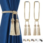 Fenghuangwu Magnetic Curtain Tiebacks Tassel Pack, Beige New. Price: $17.30.
