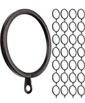 Meriville 28 Pcs Oil-rubbed Bronze 2-INCH Flat Metal Curtain Rings With Eyelets New. Price: $15.95.