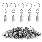 Manysky Hook Curtain Clips, 45 Pack 304 Stainless SMALL-2.4INCH, Silver New. Price: $19.99.
