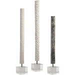 Uttermost 17869 Makira 29 X 4 Inch Sculptures, Set Of 3 New. Price: $504.00.