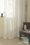 White Sheer Curtains 84 Inches Long Leaves Embroidered Window V... New. Price: $52.52.