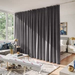 Ryb Home Closet Curtain Straight Ceiling Track Blackout Privacy Sliding Room New. Price: $38.06.