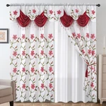 Petrichor Embroidered Sheer Curtain 2 Panels Set - Luxury Window Atta... New. Price: $58.17.