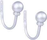 KN74807 Chelsea Ball End Steel Holdbacks Curtains & Drapes 2-PACK New. Price: $12.82.