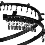 Curved Ceiling Curtain Track Bendable Mount For 2 M/ 6.6 Ft, Black New. Price: $30.99.