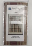 Saturday Knight Limited Cooper Plaid Pair Of 58" X 24" Tier Curtains Red New. Price: $10.00.