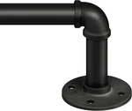 Adjustable 120"-240" Black Industrial Curtain Rods For Indoor/outdoor Use New. Price: $86.99.