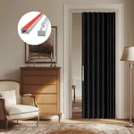 100% Blackout Sliding Curtains For Doorways, Accordion Doors Doorway... New. Price: $68.41.