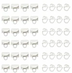 Ikea Vidga Curtain Sliding Gliders And Hooks 24 X Pack 702.607.68 White New. Price: $9.79.