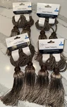 Mainstays Rope Tassel Curtain Tiebacks 2 Pack Chocolate 8 Total Windows New. Price: $19.95.