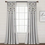 Lush Decor Boho Pom Tassel Linen Window Curtain (single Panel), 84" New. Price: $68.11.