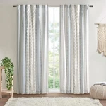 Ink+ivy Boho Curtain For Bedroom Single 50"W X 95"L (pack Of 1) Ivory/navy New. Price: $92.64.