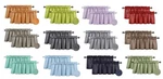 Aiking Home Rod Pocket Semi-sheer Window Valances (set Of 2, 56"X16"/EACH Panel) New. Price: $17.99.