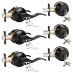 Knobwell 3 Pack Deadbolt Locks For Interior/exterior Doors Black And New. Price: $134.47.