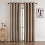 Airwill Light Allowance Linen Blackout Curtains 52X84 Thermal Grommet Drapes New. Price: $14.95.