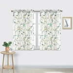 Vogol Small Curtains Drapes, Classic Green Birds And Colorful Flowers Window ... New. Price: $75.88.