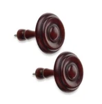 Cambria Wood Spindle Holdback For Window Treatments Set Of 2 Aged Cherry New. Price: $24.95.