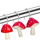 Yuiviot Mushroom Shower Curtain Hooks Rings 12PCS Cute Bathroom Decor, Cott... New. Price: $9.89.