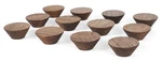 12 Pack Wood Cone Cabinet Knobs (brown) - " Diameter Round Shape New. Price: $37.09.