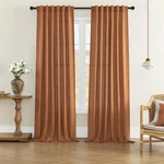 Donren Desert Orange Curtains 96 Inch Length For Living Room 2 Panel Back Tab... New. Price: $61.57.