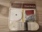 Conso Roman Shade Kit White Cord & Screws Hardware Replacement Mpn 1451007001A New. Price: $15.00.