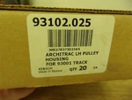 New Kirsch 93102.025 Architrac Lh Pulley Housing For 93001 Track (box Of 20). Price: $99.99.