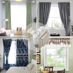 Gold Double Curtain Rods For Windows 84" To 120" JH-DCR22 Ycolnaefllr Open. Price: $19.99.