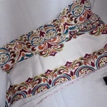 Lush Decor Clara Rd Window Curtain Valance, 18" L, Turquoise And Tangerine New. Price: $17.24.