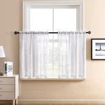 Xtmyi Farmhouse Kitchen Curtains Inch 25"W 36"L (pack Of 2), White New. Price: $20.08.