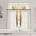 Joywell Short Linen Pinch Pleated Curtains 36 Length For Cafe 2 Panels S... New. Price: $34.61.