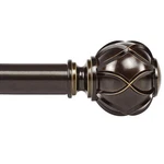 Kamanina Curtain Rods For Windows To Inch, 7/8 66-120", Antique Bronze New. Price: $47.00.