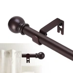 Gxoackj Curtain Rods For Windows 32-48 Inch, 5/8 35-47", Brown New. Price: $18.99.