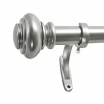 Decopolitan Urn 18 - 36 In. Adjustable Curtain Rod Antique Silver Finial New. Price: $9.99.