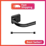 Uiosanrt Curtain Rods For Windows 28 To 48 Inch, 5/8" Diameter Black Warp Around New. Price: $12.83.