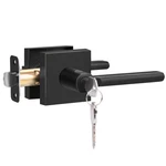 Hosom Black Exterior Door Handle Lock Key Entrance For Front New. Price: $33.84.