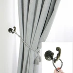 2PCS Curtain Tiebacks Hooks Zinc Alloy Hanger Wall Holdback Holders Bronze Tone New. Price: $14.89.