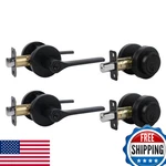 Jesstti Door Handles Exterior Keyed Entry Lever Single Cylinder Deadbolt New. Price: $94.22.