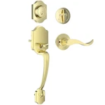 Rafeciee Front Door Handle Deadbolt Set Gold Lock Exterior New. Price: $66.19.